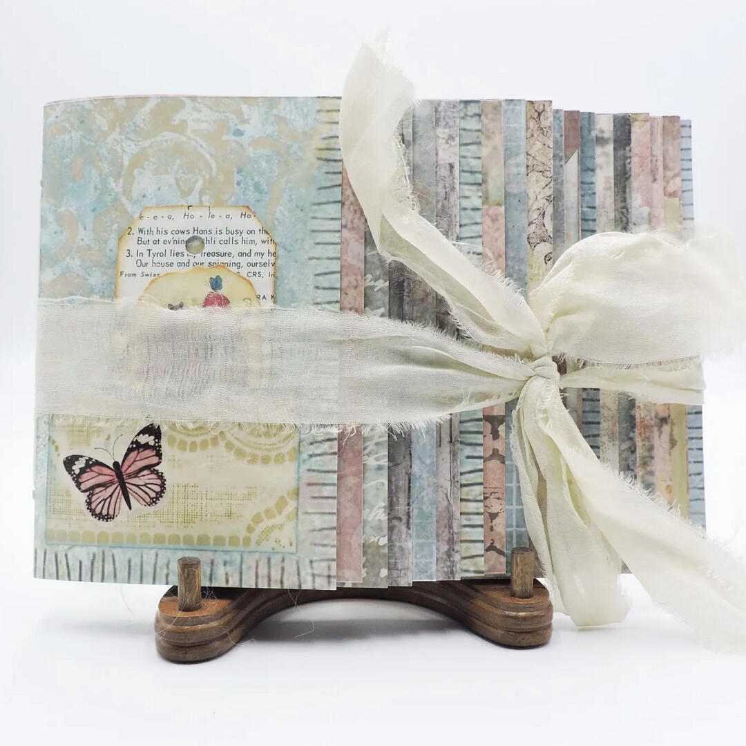 the butterfly Hand made junk journals by Kelly Bees place